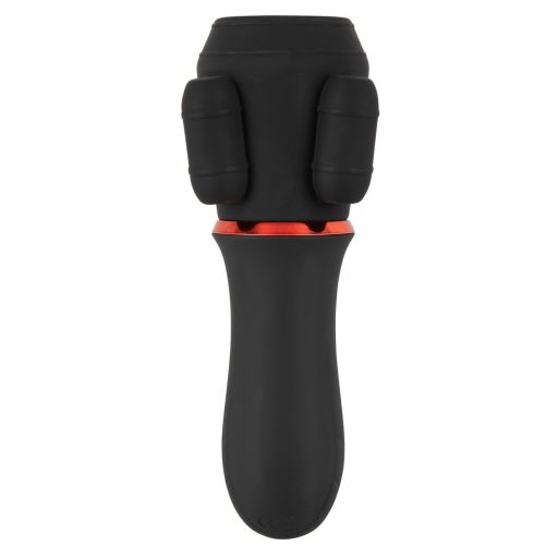 Rebel - akkus, két motoros makkvibrátor fekete