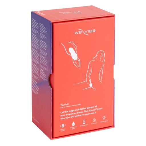 We-Vibe Touch X - akkus, vízálló csiklóvibrátor korall