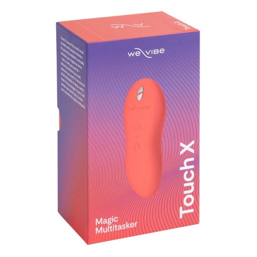 We-Vibe Touch X - akkus, vízálló csiklóvibrátor korall