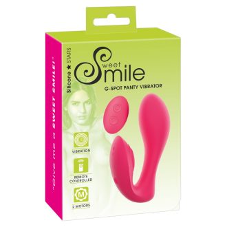 SMILE Panty - akkus, rádiós 2in1 vibrátor pink