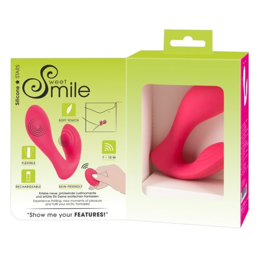 SMILE Panty - akkus, rádiós 2in1 vibrátor pink