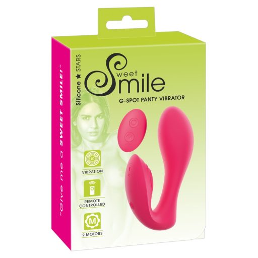 SMILE Panty - akkus, rádiós 2in1 vibrátor pink