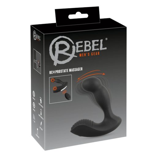 Rebel - akkus, távirányítós prosztata masszírozó vibrátor (fekete)