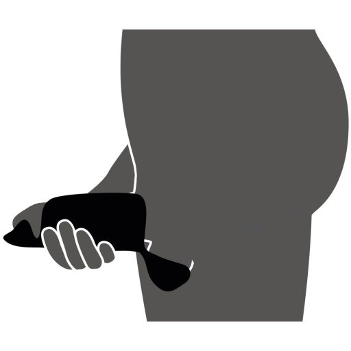 Rebel - 3 motoros makkvibrátor fekete