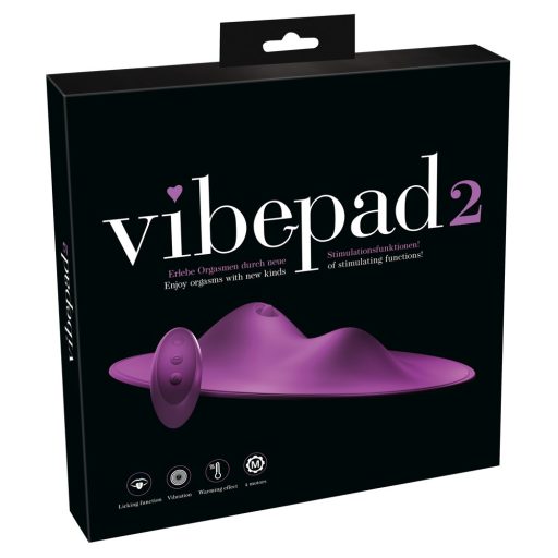 VibePad 2 - akkus, rádiós, nyaló párna vibrátor lila