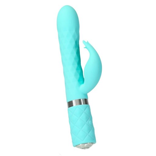Pillow Talk Lively - akkus, csiklókaros vibrátor türkiz