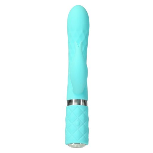 Pillow Talk Lively - akkus, csiklókaros vibrátor türkiz