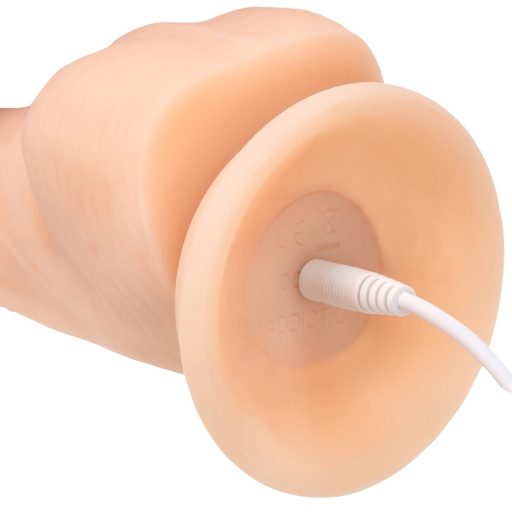 Naked Addiction Rotating 8 - akkus, forgó vibrátor 20cm - natúr
