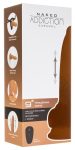 Naked Addiction Thrusting 9 - rádiós, lökő vibrátor - sötét 23cm Naked Addiction Thrusting 9 - rádiós, lökő vibrátor - sötét 23cm
