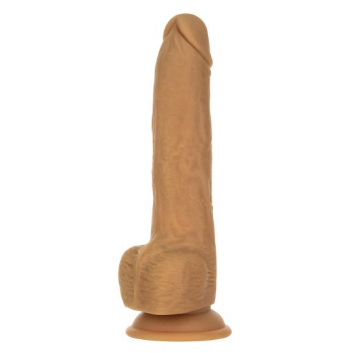 Naked Addiction Thrusting 9 - rádiós, lökő vibrátor - sötét 23cm