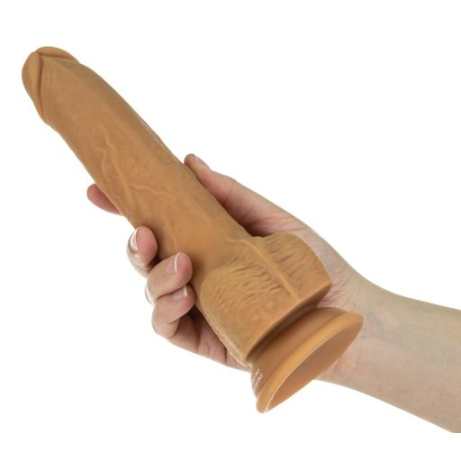 Naked Addiction Thrusting 9 - rádiós, lökő vibrátor - sötét 23cm