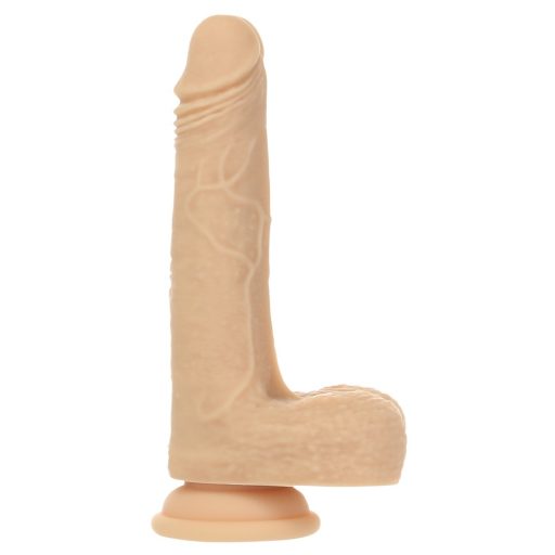 Naked Addiction Thrusting 7,5 - akkus, lökő vibrátor 19cm - natúr