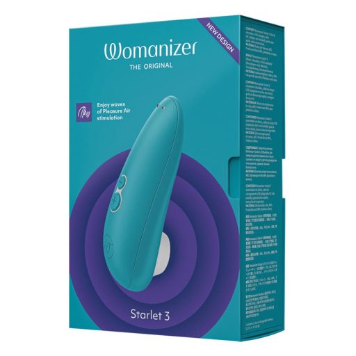 Womanizer Starlet 3 - léghullámos csiklóizgató türkiz