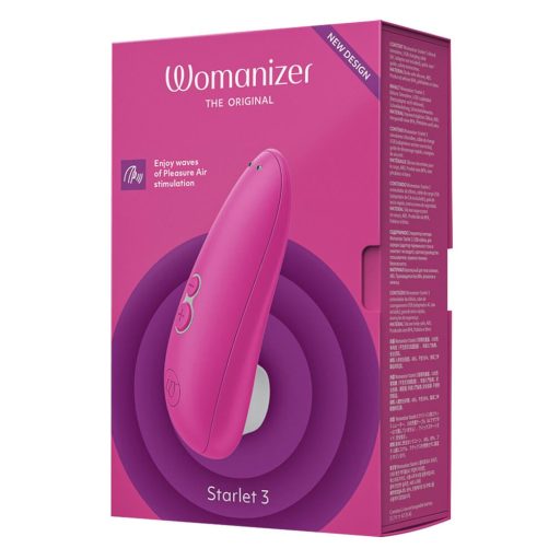 Womanizer Starlet 3 - léghullámos csiklóizgató pink