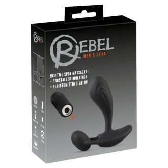 Rebel RC - 2in1 prosztata vibrátor fekete