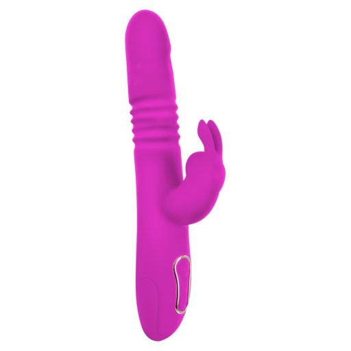 SMILE Rabbit - akkus, csiklókaros lökő-forgó vibrátor pink