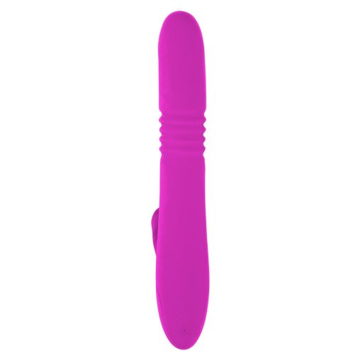 SMILE Rabbit - akkus, csiklókaros lökő-forgó vibrátor pink
