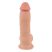 Natute Skin - dildó bőrrel - 20cm natúr
