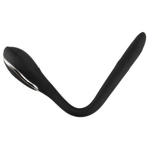 Penis Plug Dilator - akkus húgycsővibrátor 0,6-1,1cm - fekete