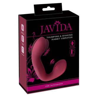 Javida Thumping - pulzáló G-pont és csiklóvibrátor piros