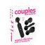 Couples Choice - akkus, melegítős masszírozó vibrátor fekete