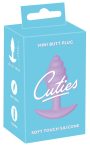 Cuties Mini Butt Plug - szilikon anál dildó - lila (2,8cm)