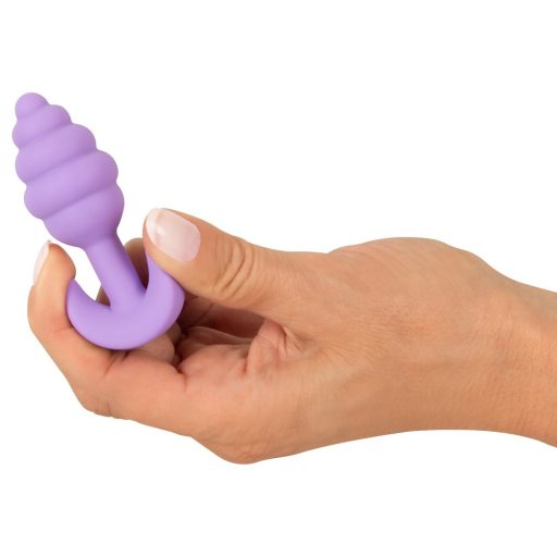 Cuties Mini Butt Plug - szilikon anál dildó - lila 2,8cm