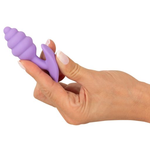 Cuties Mini Butt Plug - szilikon anál dildó - lila 2,8cm