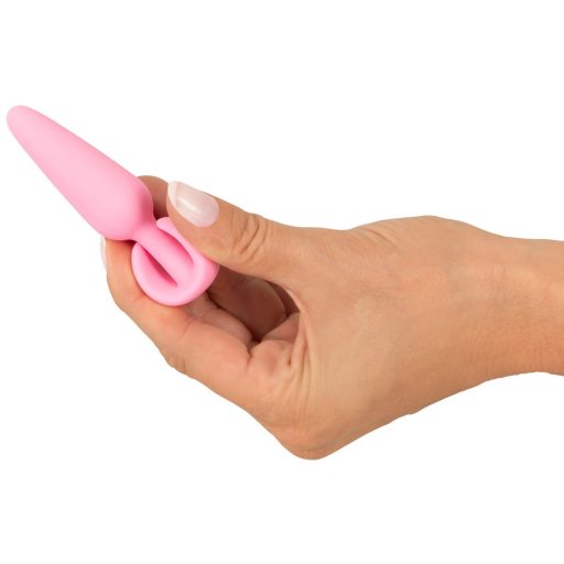 Cuties Mini Butt Plug - szilikon anál dildó - pink 2,1cm