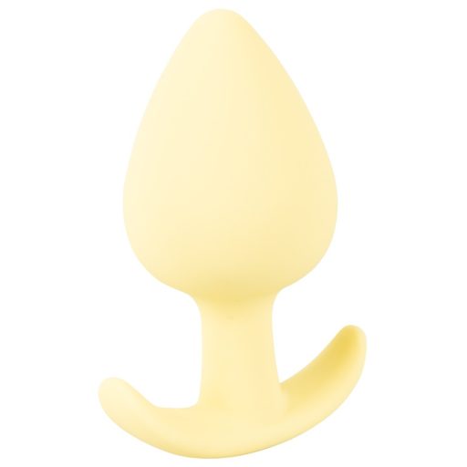 Cuties Mini Butt Plug - szilikon anál dildó - sárga 3,1cm