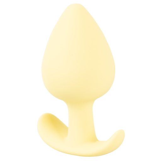 Cuties Mini Butt Plug - szilikon anál dildó - sárga 3,1cm