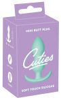   Cuties Mini Butt Plug - szilikon anál dildó - menta (2,3cm)