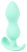 Cuties Mini Butt Plug - szilikon anál dildó - menta 2,3cm