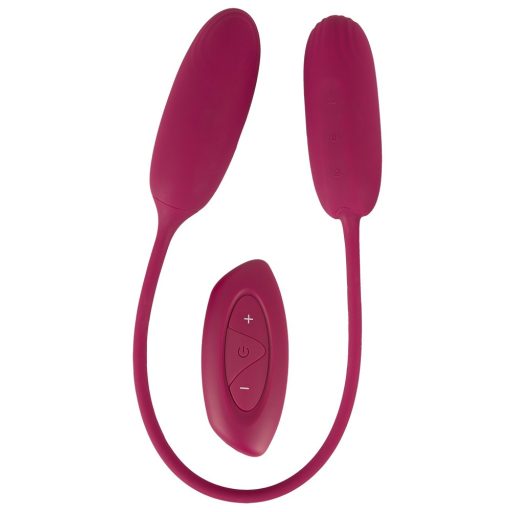 Smile Love Egg Duo - akkus, rádiós, vízálló vibrációs tojás lila