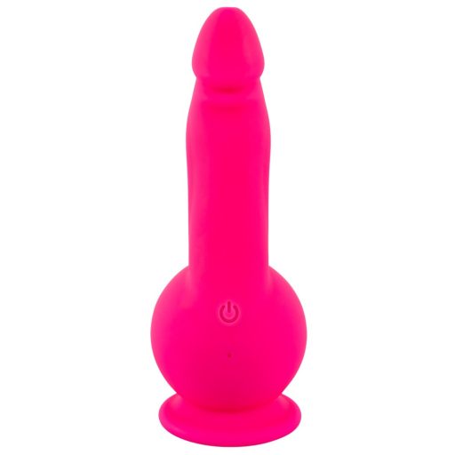 SMILE Powerful - akkus, 2 motoros tapadótalpas vibrátor pink