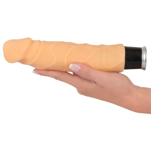 Nature Skin - élethű vibrátor (natúr, 23 cm)