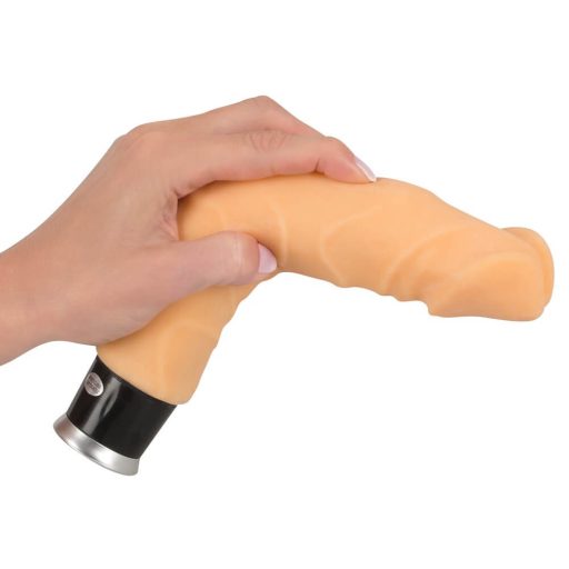 Nature Skin - élethű vibrátor (natúr, 23 cm)