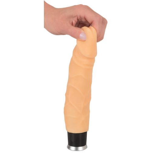 Nature Skin - élethű vibrátor (natúr, 23 cm)