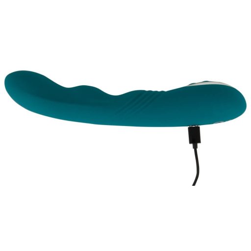 SMILE - akkus, vízálló forgó G-pont vibrátor zöld