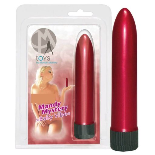 Mini vibrátor - gyöngyház vörös