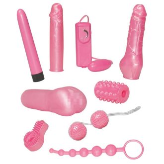 You2Toys - Rózsaszín - vibrátoros készlet 9 részes