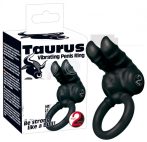   You2Toys - Taurus - dupla-motoros, vibrációs péniszgyűrű (fekete)