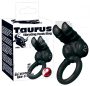 Taurus - duplamotoros péniszgyűrű (fekete)