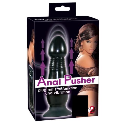 You2Toys - Lökő, anál vibrátor fekete