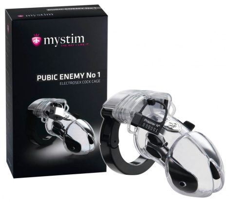 mystim Pubic Enemy No 1 - elektro pénisz ketrec