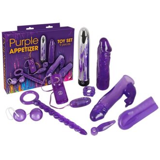 You2Toys - Purple Appetizer - vibrátoros készlet 9 részes