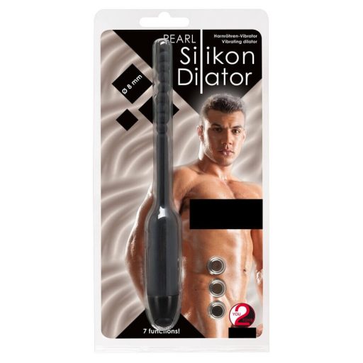 You2Toys Pearl Dilator - gömbös húgycsővibrátor - 0,8cm fekete