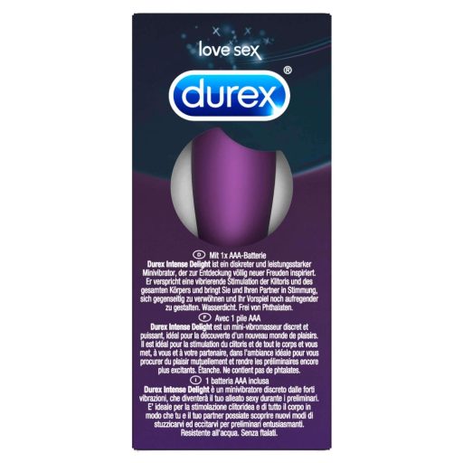 Durex Intense Delight Bullet - mini rúdvibrátor lila