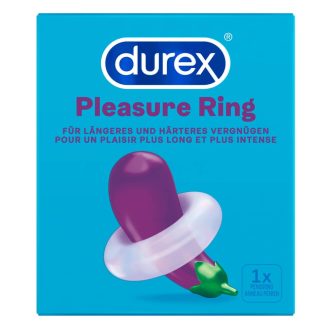 Durex Pleasure Ring - péniszgyűrű áttetsző