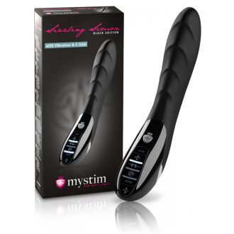   mystim Sizzling Simon - elektro-stimuláló vibrátor (fekete)
